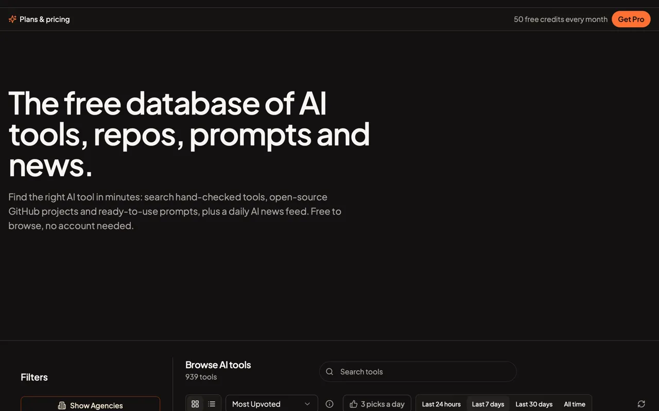 The toolstash.xyz home page